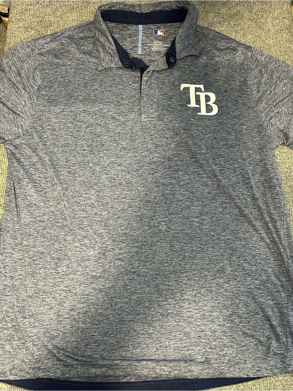 Genuine Merchandise blue Navy TB Embroidered Polo